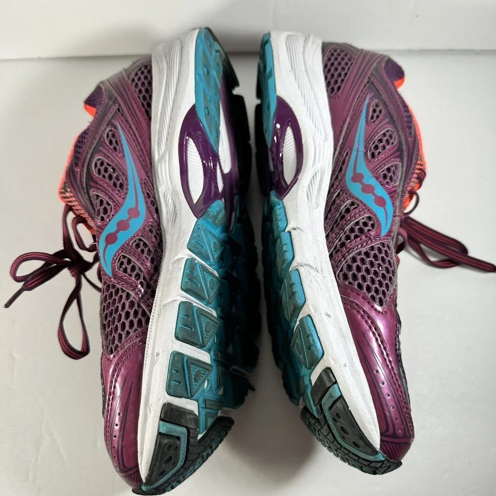 Saucony Womens Ride 6 10200-5 Multicolor Running Shoes Sneakers Size 8